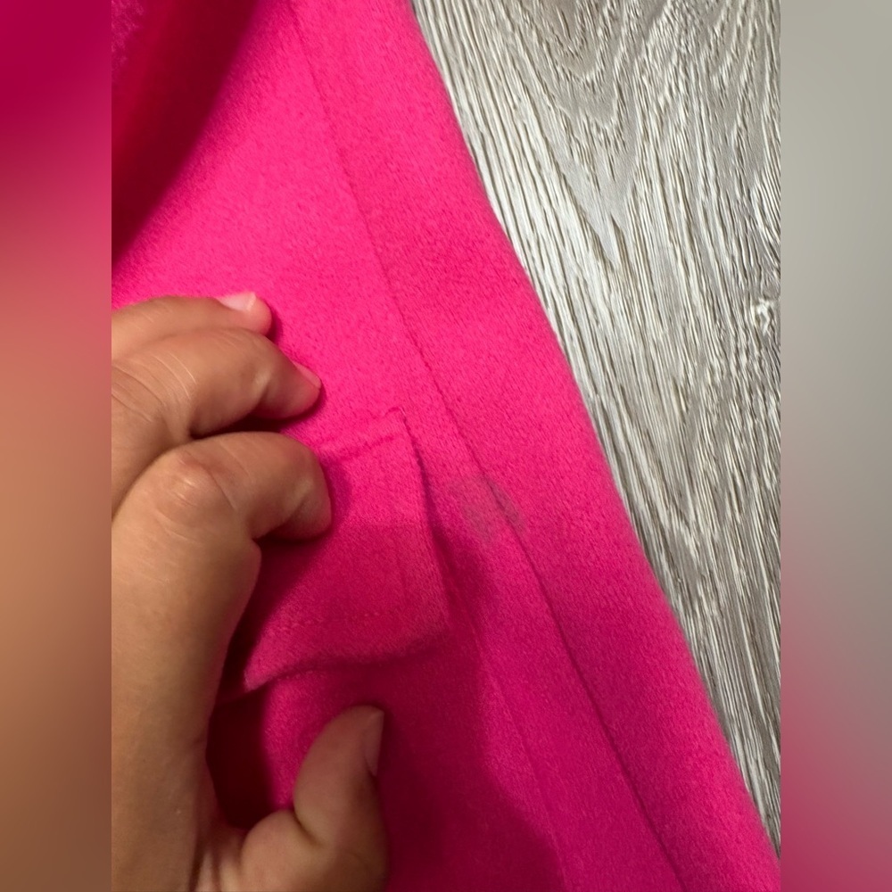 Haute Monde Women's Pink Sleeveless Coat - Picture 8 of 13